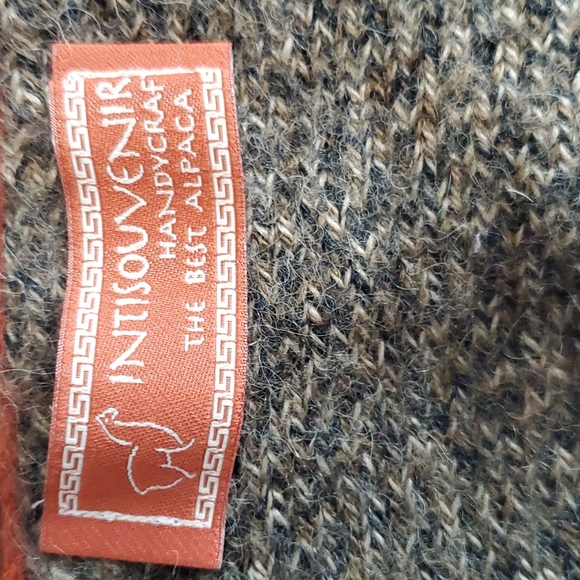 Inti Souvenir Hand Craft Alpaca Winter scarf size 64.5x 6 in - Picture 3 of 4